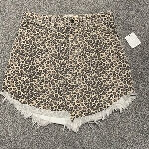 NWT free people denim skirt